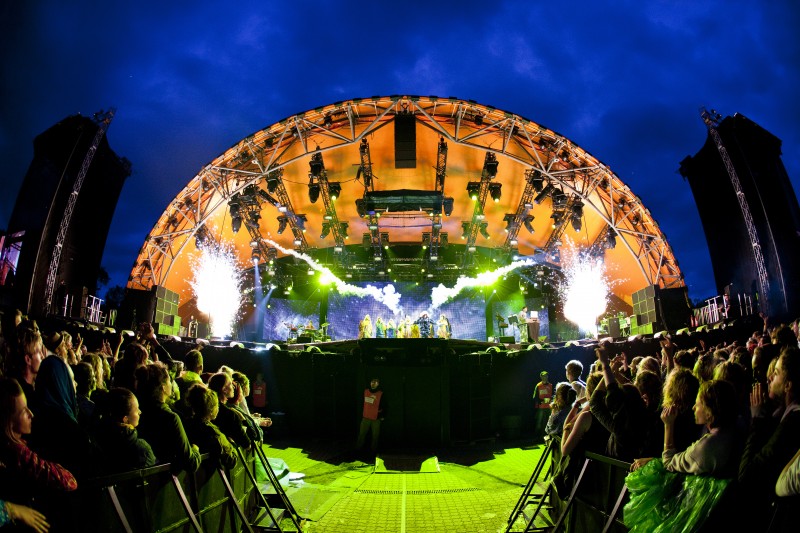 Björk på Roskilde Festival. Tenk å kunne ta slike bilder! Foto: Steffen Jørgensen/Roskilde Festival